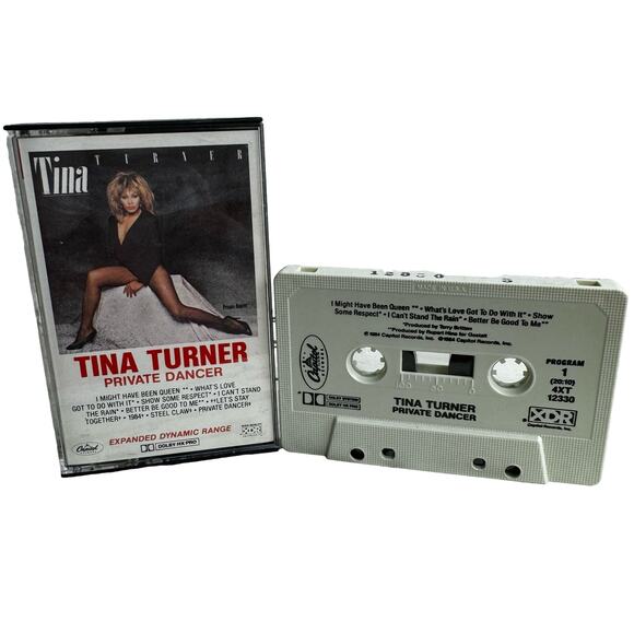 Tina Turner Other - Tina Turner Private Dance 1984 Cassette Tape Capitol Records Vintage Country